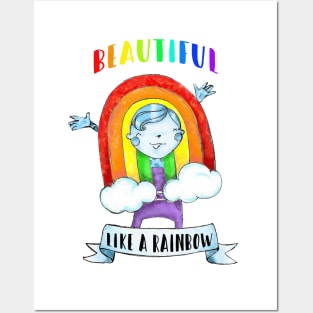 Beautiful Like a Rainbow Posters and Art